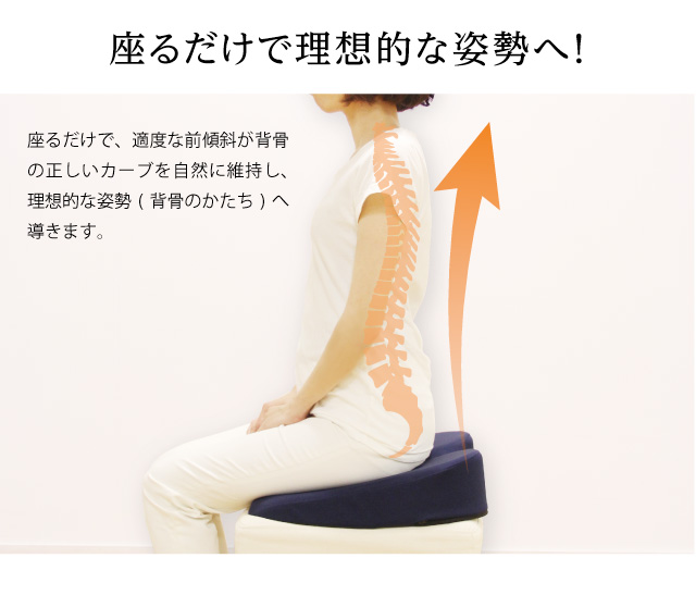 背筋スッキリ 正しい姿勢に