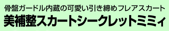 骨盤ガードル内蔵 引き締めスカート