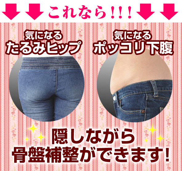 たるみヒップ 気になるポッコリ下腹
