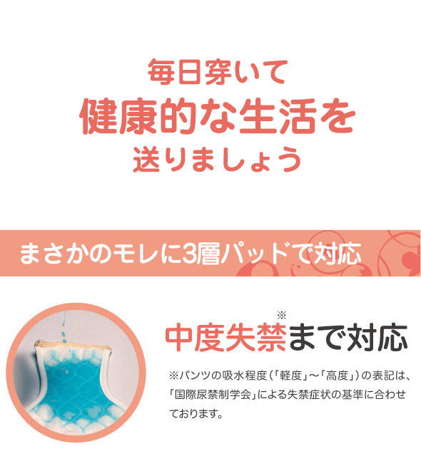 35cc吸収 軽 横漏れガード失禁