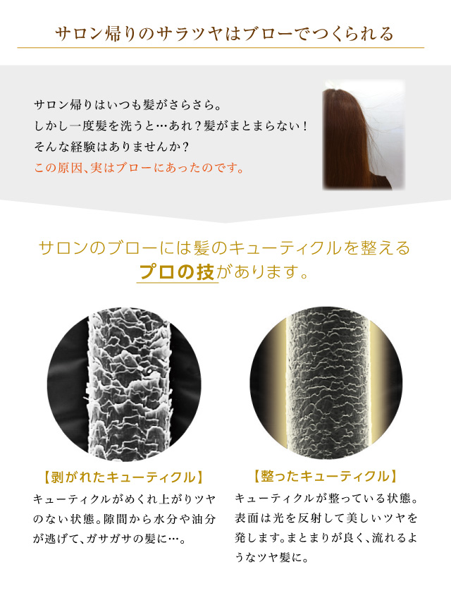 髪がパサパサ、手櫛が通らない