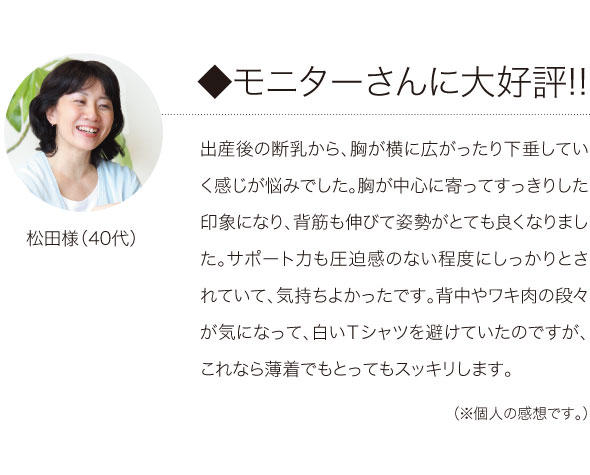モニターさんにも大好評