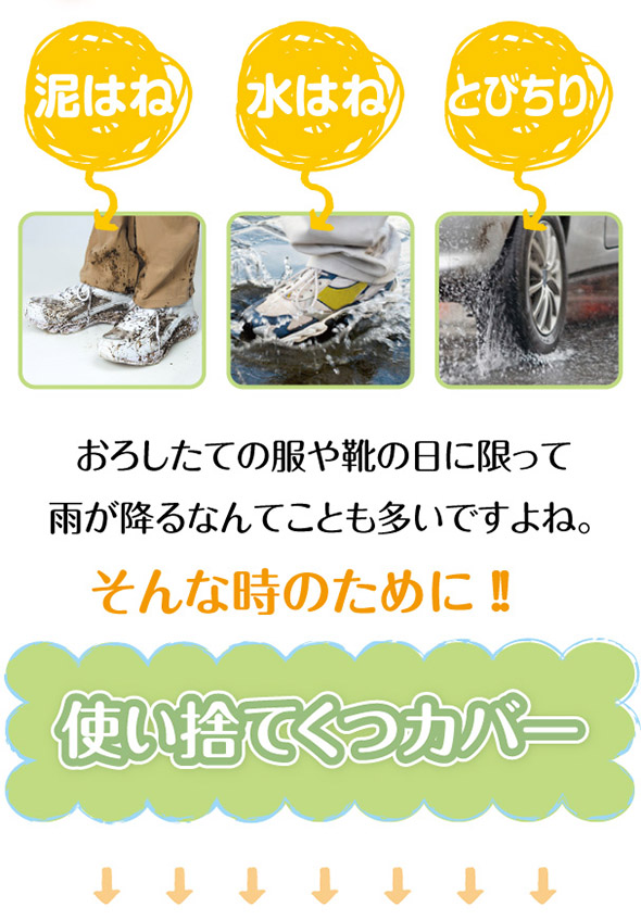 突然の雨 泥はね 水たまり
